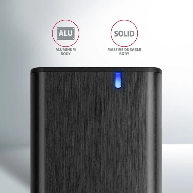 Зовнішній бокс Axagon USB-C 3.2 Gen 2 металевий для M.2 NVMe і SATA SSD (8595247907097)