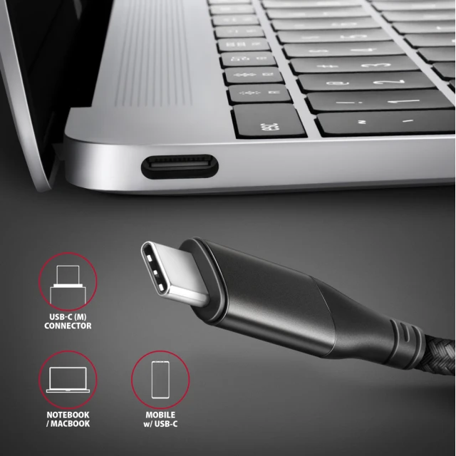 Перехідник Axagon USB-C to HDMI активний 0.25 м (8595247907141)