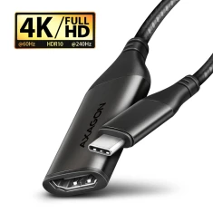 Переходник Axagon USB-C to HDMI активный 0.25 м (8595247907141)
