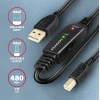 Кабель-подовжувач Axagon USB-A to USB-B 15 м (8595247907219)