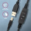 Кабель-подовжувач Axagon USB-A to USB-B 15 м (8595247907219)