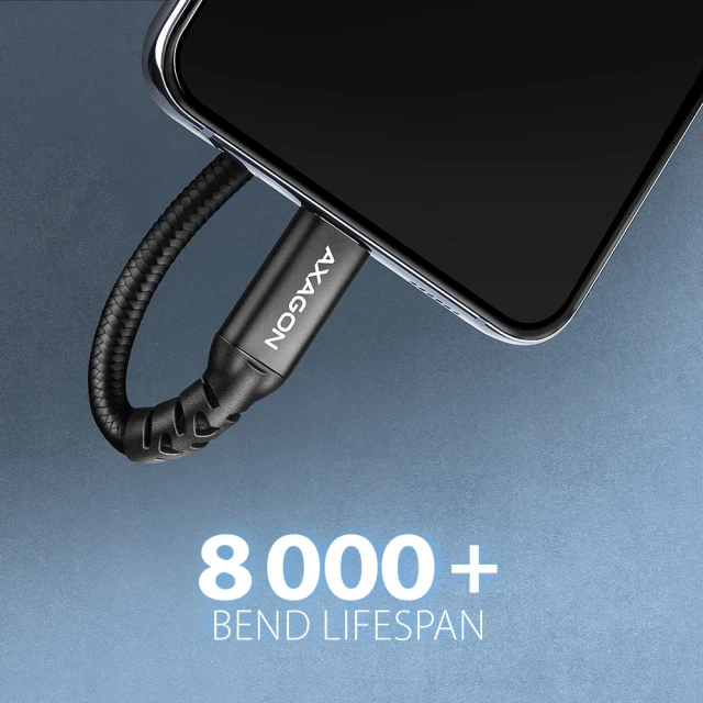 Кабель Axagon BUCM32-CF15AB USB Type-C — USB Type-C 20 Гбіт/с 1.5 м (8595247907370)