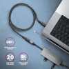Кабель Axagon BUCM32-CF15AB USB Type-C — USB Type-C 20 Гбіт/с 1.5 м (8595247907370)