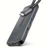 USB-хаб Axagon HMC-5H USB-C 5 Гбіт/с 5-в-1 8K (8595247907509)