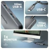 USB-хаб Axagon HMC-5H USB-C 5 Гбіт/с 5-в-1 8K (8595247907509)