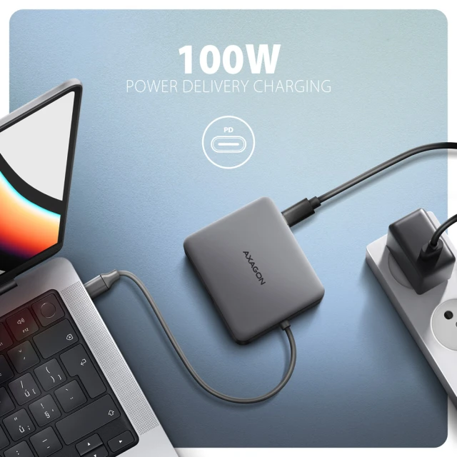 Хаб Axagon USB-C 5Gbps SuperSpeed 5in1 (8595247907516)