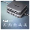 Хаб Axagon USB-C 5Gbps SuperSpeed 5in1 (8595247907516)