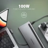 Хаб Axagon USB-C 5Gbps TRIPLE 4K DISPLAY 11in1 (8595247907608)