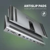 Хаб Axagon USB-C 5Gbps TRIPLE 4K DISPLAY 11in1 (8595247907608)