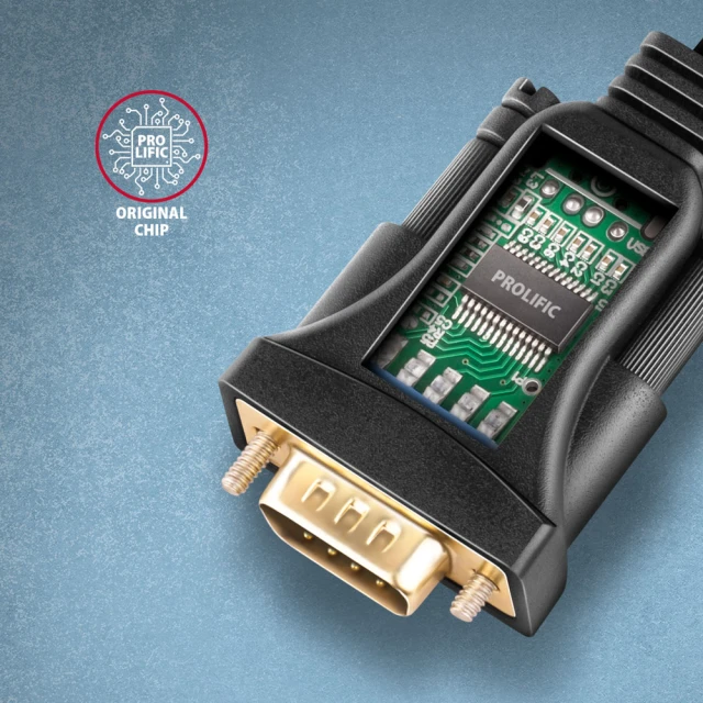 Адаптер Axagon USB – Serial активний ADS-1PSN (8595247907646)