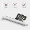 Контролер Axagon PCI-Express PCES-SJ2 двоканальний SATA III 2 внутрішні порти (8595247907745)