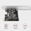Контролер Axagon PCI-Express PCES-SJ2 двоканальний SATA III 2 внутрішні порти (8595247907745)