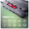 USB-хаб Axagon HMC-12GM2 USB-C 10 Gbps Gen2 Combo 12in1 (8595247907783)