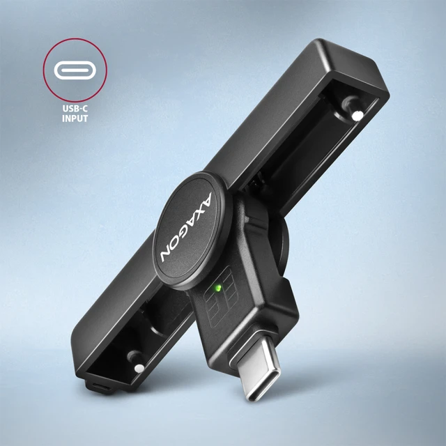 Картрідер Axagon CRE-SMPC USB-C для Smart/ID-карт складний (8595247907851)