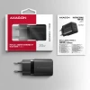 Мережевий зарядний пристрій Axagon ACU-PQ20 2x порти USB-A + USB-C 20 Вт (8595247907882)