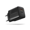 Мережевий зарядний пристрій Axagon ACU-PQ20 2x порти USB-A + USB-C 20 Вт (8595247907882)