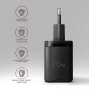 Мережевий зарядний пристрій Axagon ACU-PQ20 2x порти USB-A + USB-C 20 Вт (8595247907882)