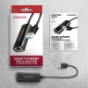 Мережевий адаптер Axagon ADE-AR USB-A Gigabit Ethernet (8595247907929)