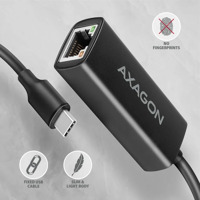 Мережевий адаптер Axagon ADE-ARC USB-C Gigabit Ethernet (8595247907936)