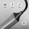 Мережевий адаптер Axagon ADE-TXCA USB 3.2 Gen 1 Gigabit Ethernet 10/100/1000 Мбіт з підтримкою Nintendo Switch (8595247907943)