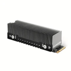 Радіатор Axagon CLR-M2XT для M.2 SSD 2280 алюмінієвий пасивний висота 24 мм (8595247907950)