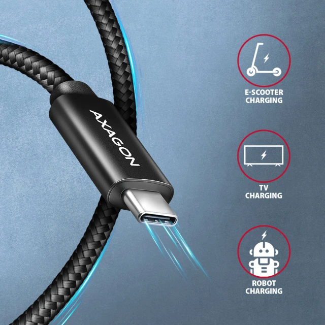 Кабель Axagon BUCM4-CM10AB USB Type-C — USB Type-C 1 м Black (8595247907967)