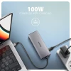 USB-хаб Axagon HMC-6G2L Multi port USB-C 10Gbps (8595247908056)
