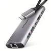 USB-хаб Axagon HMC-6G2L Multi port USB-C 10Gbps (8595247908056)