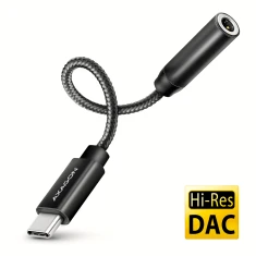 Аудіоадаптер Axagon ADA-HC USB-C Hi-Res DAC (8595247908193)