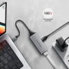 Мережевий адаптер Axagon ADE-TXPD USB-C Gigabit Ethernet PD 100 Вт (8595247908254)