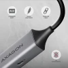 Мережевий адаптер Axagon ADE-TXPD USB-C Gigabit Ethernet PD 100 Вт (8595247908254)