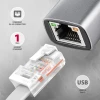 Мережевий адаптер Axagon ADE-TXPD USB-C Gigabit Ethernet PD 100 Вт (8595247908254)