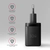 Мережевий зарядний пристрій Axagon 1x USB-C PD3.0 PPS QC4+ 30W (8595247908315)