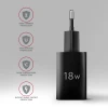 Мережевий зарядний пристрій Axagon ACU-QC18 1x USB-A QC3.0 18 Вт (8595247908339)
