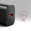 Мережевий зарядний пристрій Axagon ACU-QC18 1x USB-A QC3.0 18 Вт (8595247908339)