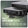 Хаб Axagon USB-C 10Gbps UFO 9in1 (8595247908438)