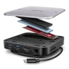 Хаб Axagon USB-C 10Gbps UFO 9in1 (8595247908438)