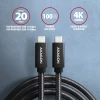Кабель Axagon BUCM32-CM15AB USB-C to USB-C 1.5 м USB 2.0 (8595247908469)