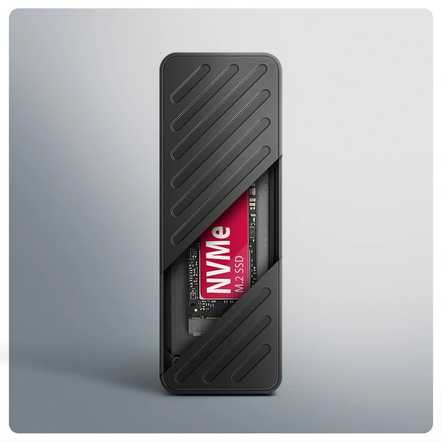 Зовнішній бокс Axagon USB-C 20 Гбіт/с – M.2 NVMe SSD EEM2-20G (8595247908483)