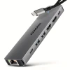 Хаб Axagon USB-C 5Gbps DUAL 4K DISPLAY 7in1 (8595247908681)