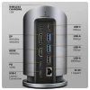 USB-хаб Axagon HMC-WL9 USB-C 10 Gbps 9 в 1 з бездротовою зарядкою (8595247908735)