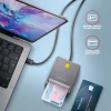 Зчитувач смарт-карт Axagon CRE-SM3TC USB-C 1.2 м (8595247908841)