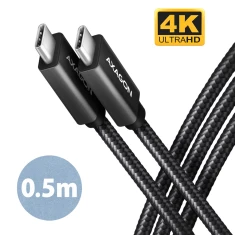 Кабель Axagon SPEED USB-C to USB-C USB 20Gbps 0,5 м (8595247908865)
