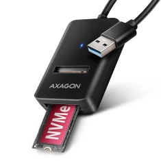 Адаптер Axagon USB-A 10Gbps - M.2 NVMe and SATA SSD (8595247908896)