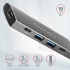 USB-хаб Axagon HMC-5G21 USB-C 10 Gbps 5-в-1 (8595247909060)