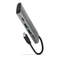 USB-хаб Axagon HMC-5G21 USB-C 10 Gbps 5-в-1 (8595247909060)