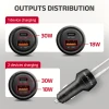Автомобільний зарядний пристрій Axagon 48 Вт USB-A + USB-C PD3.0 QC4+ Black (8595247909121)