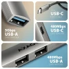 USB-хаб Axagon HUE-STC USB-C 4-портовий (8595247909343)