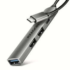 USB-хаб Axagon HUE-STC USB-C 4-портовый (8595247909343)