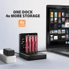 Док-станція Axagon ADSA-M2C44 USB4 для 4 M.2 NVMe SSD з клонуванням (8595247909381)